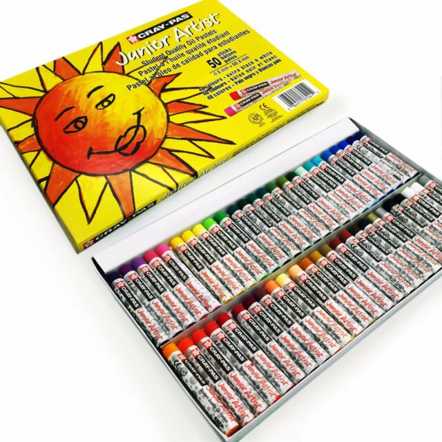 Cray-Pas Junior Artist Oil Pastels 50-Color Set